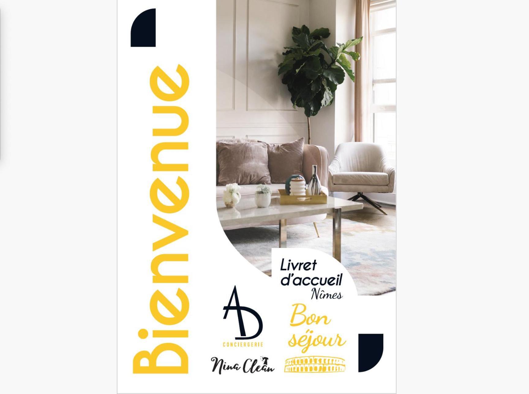 Appartement Le Délice - cocon chic et lumineux à Nîmes Extérieur photo